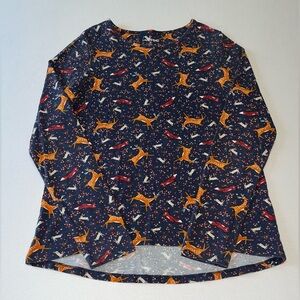 Lands’ End animal print shirt